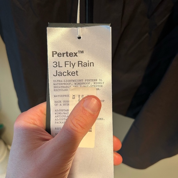 SATISFY PERTEX® 3L FLY RAIN JACKET NWT - Picture 12 of 15